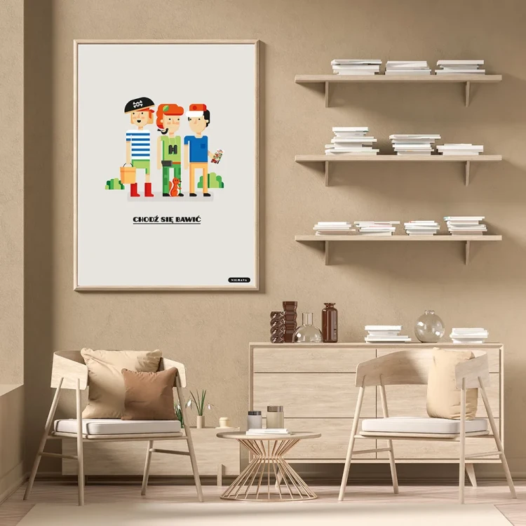 Plakat Chodź się Bawić mockup