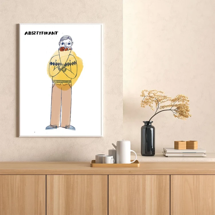 Plakat Absztyfikant mockup