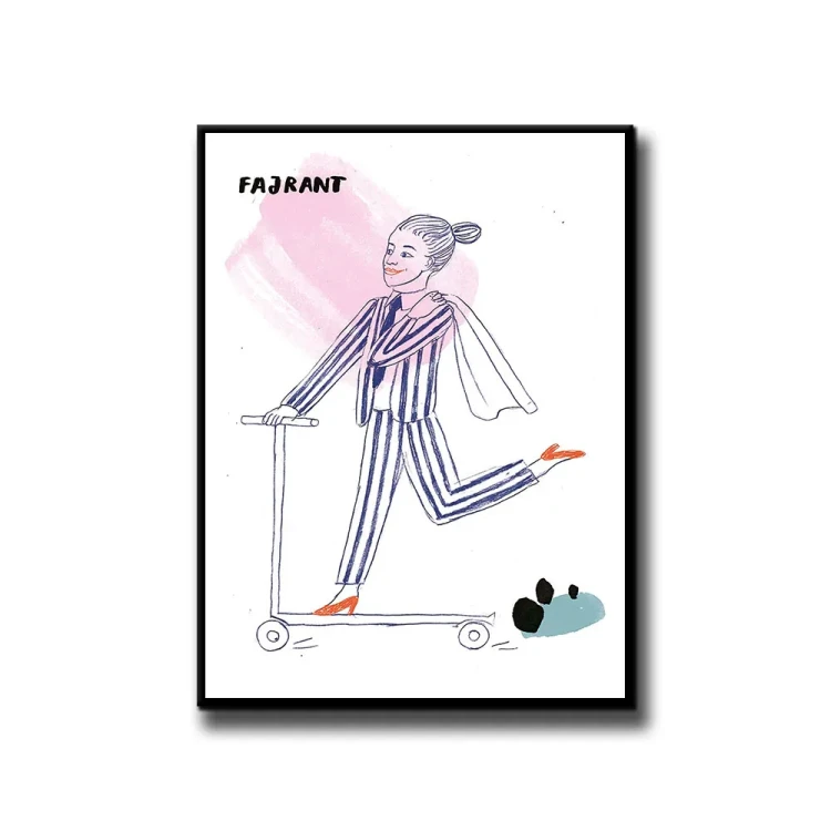 Plakat Fajrant białe tło