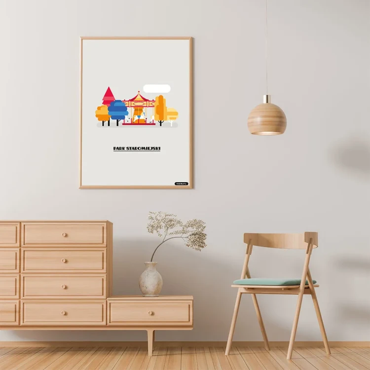 Plakat Park Staromiejski mockup
