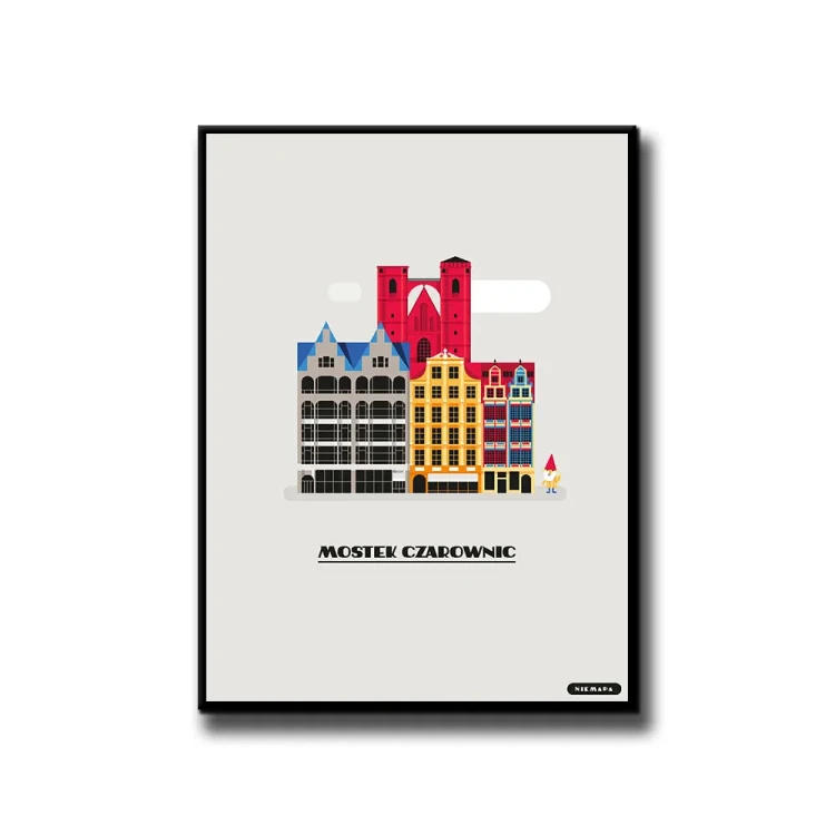 Plakat Mostek Czarownic białe tło