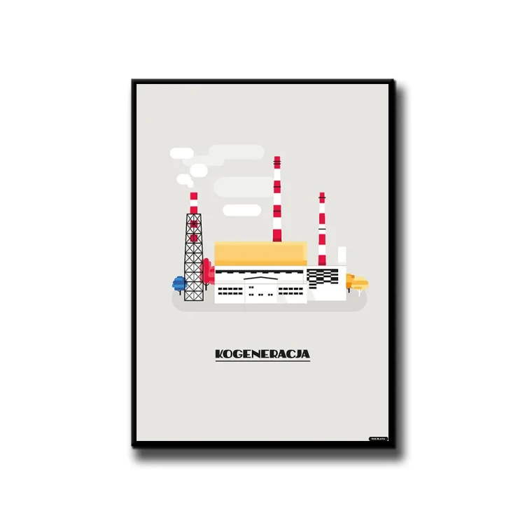 Plakat Kogeneracja białe tło