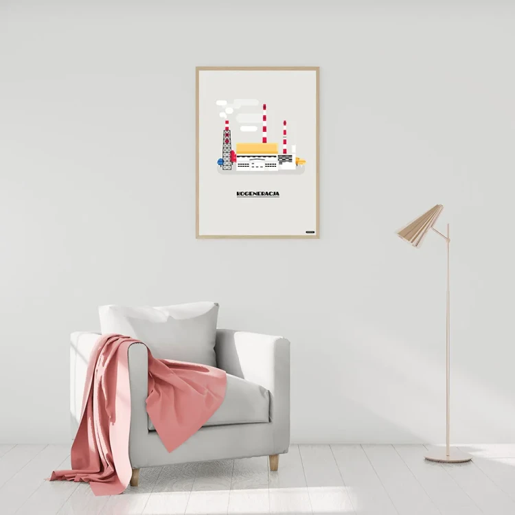 Plakat Kogeneracja mockup