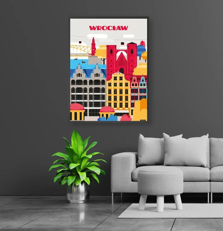 Plakat Wrocław mockup