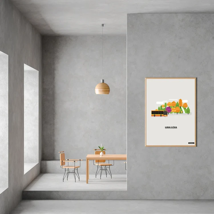 Plakat Lisia Gora mockup