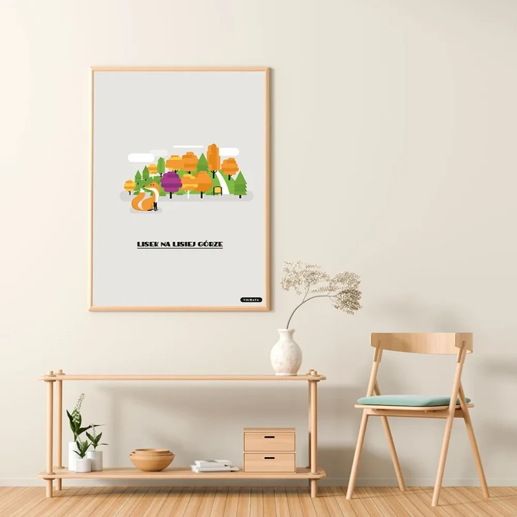 Plakat Lisek na Lisiej Górze mockup