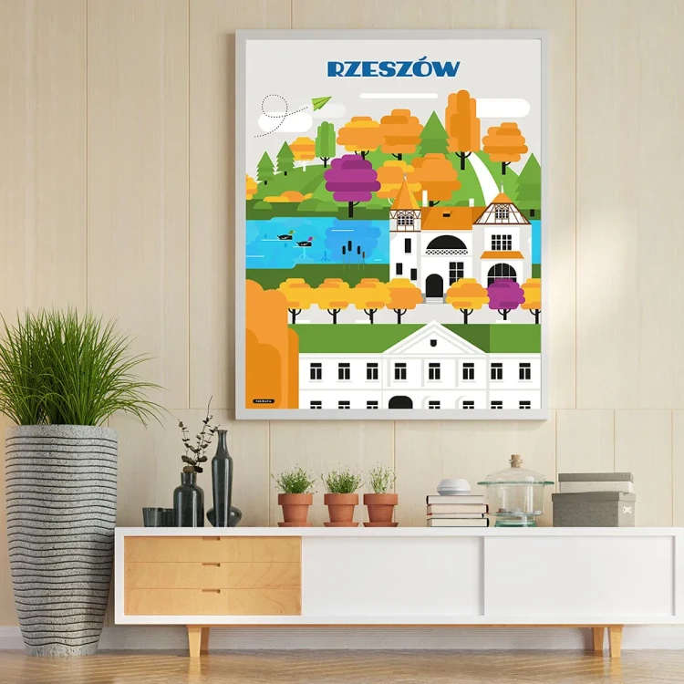 Plakat Rzeszów mockup