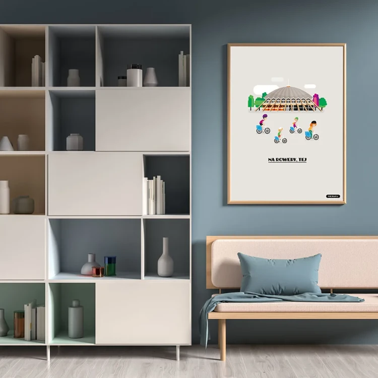 Plakat Na Rowery, Tej mockup