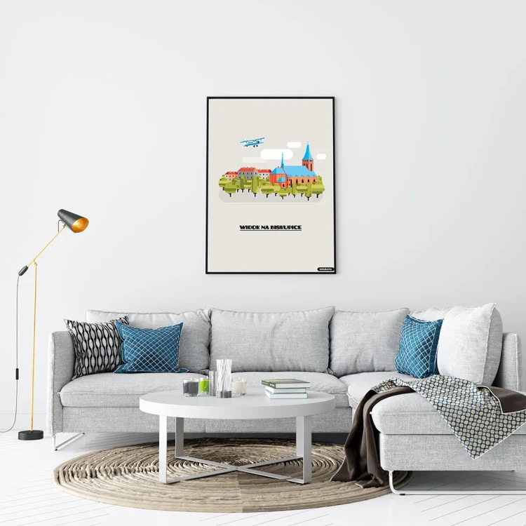 Plakat Widok na Biskupice mockup