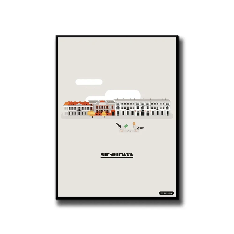 Plakat Sienkiewka białe tło