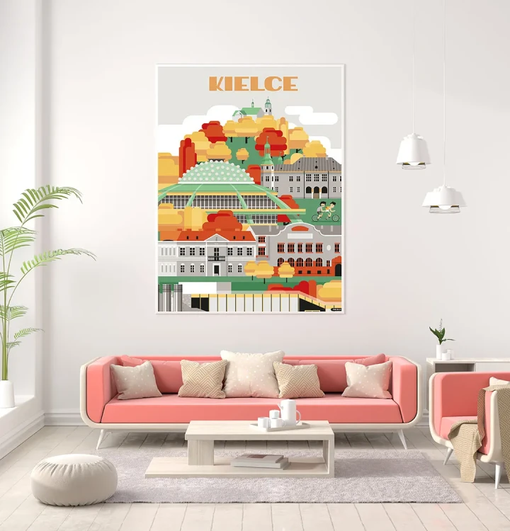 Plakat Kielce mockup
