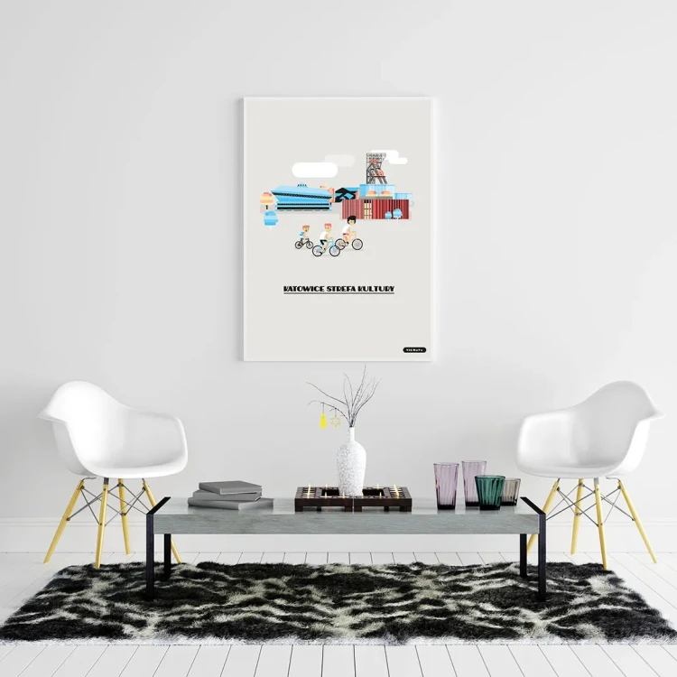 Plakat Katowice Strefa Kultury mockup