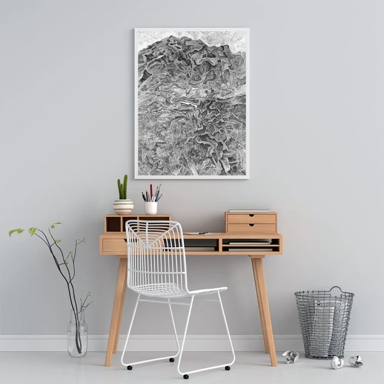 Plakat Mountains mockup