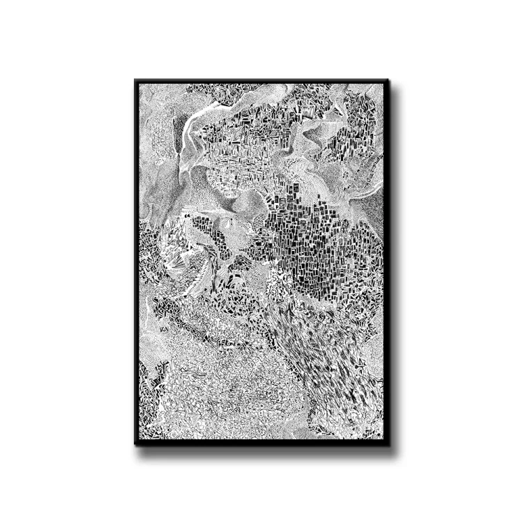 Plakat City białe tło