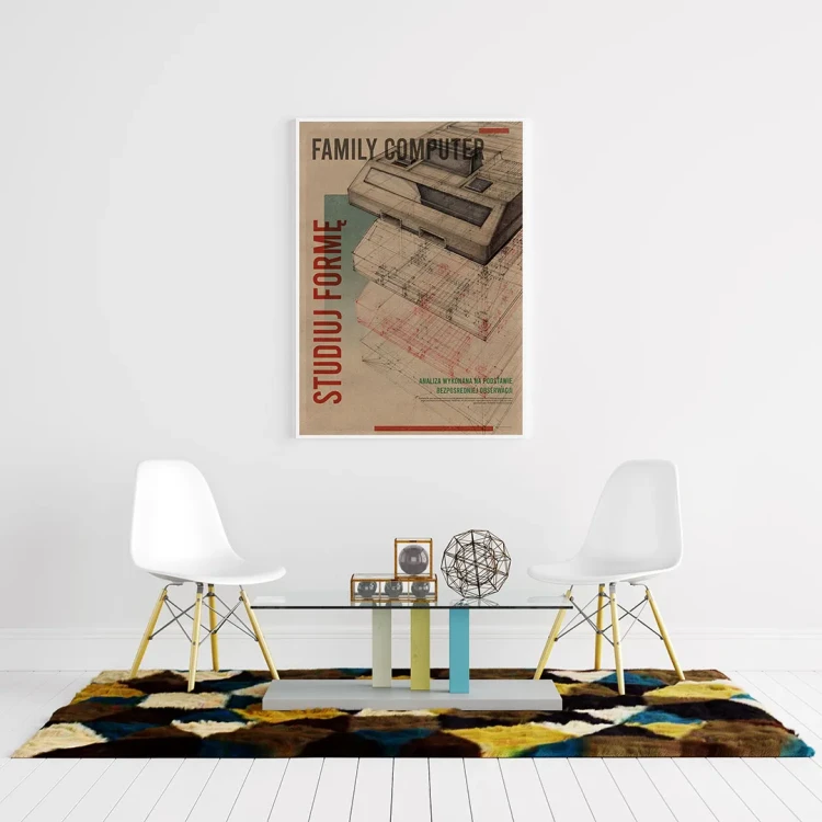 Plakat Family Computer mockup