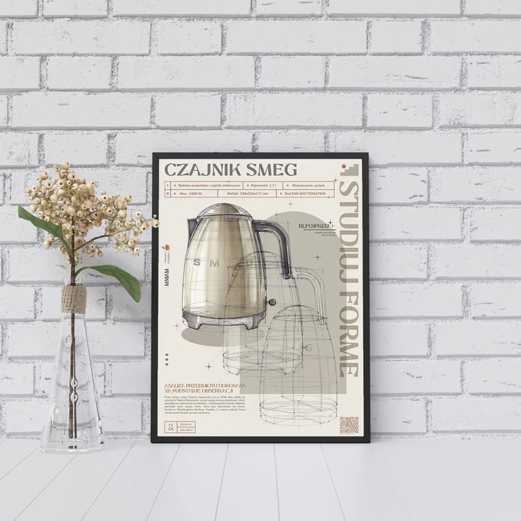 Plakat Czajnik SMAG mockup
