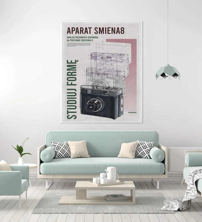Plakat Aparat Smiena 8 mockup