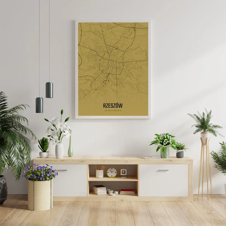 Plakat Rzeszów amber mockup