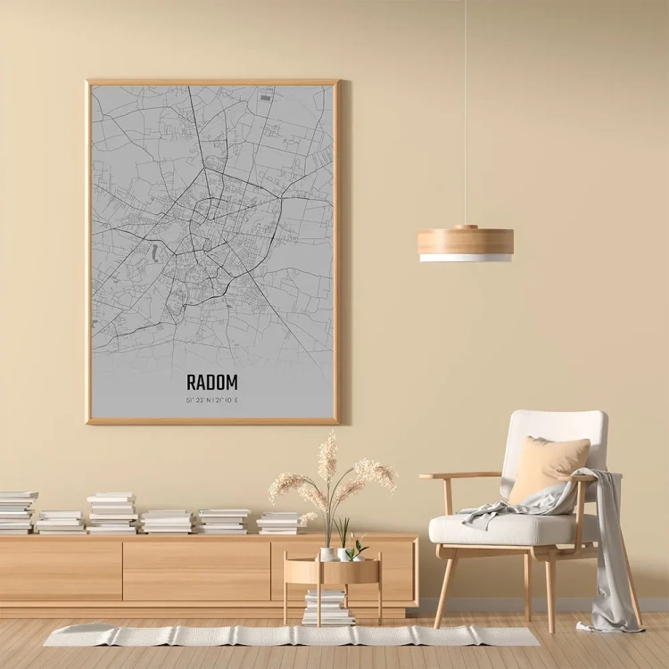 Plakat Radom fog mockup