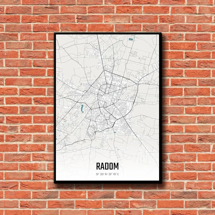 Plakat Radom day tło ściana czerwone cegły