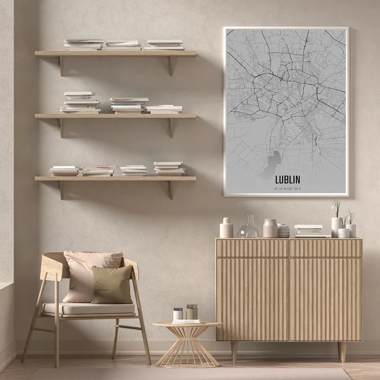 Plakat Lublin fog mockup