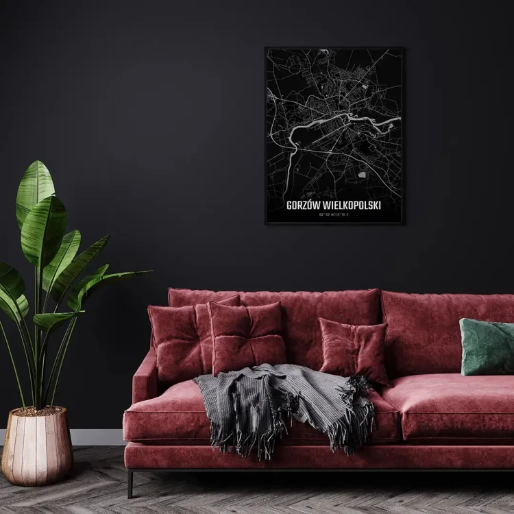 Plakat Gorzów Wielkopolski night mockup
