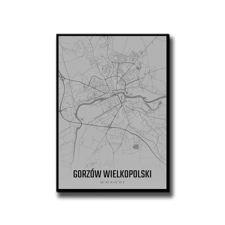 Plakat Gorzów Wielkopolski fog białe tło