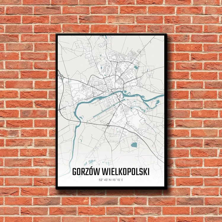 Plakat Gorzów Wielkopolski day tło ściana czerwone cegły