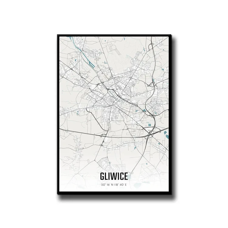 Plakat Gliwice day białe tło