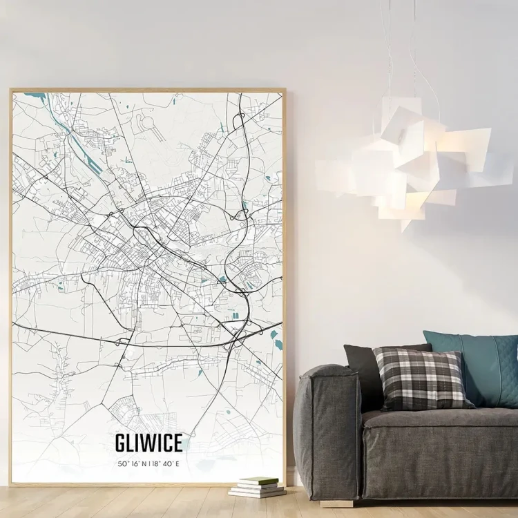 Plakat Gliwice day mockup