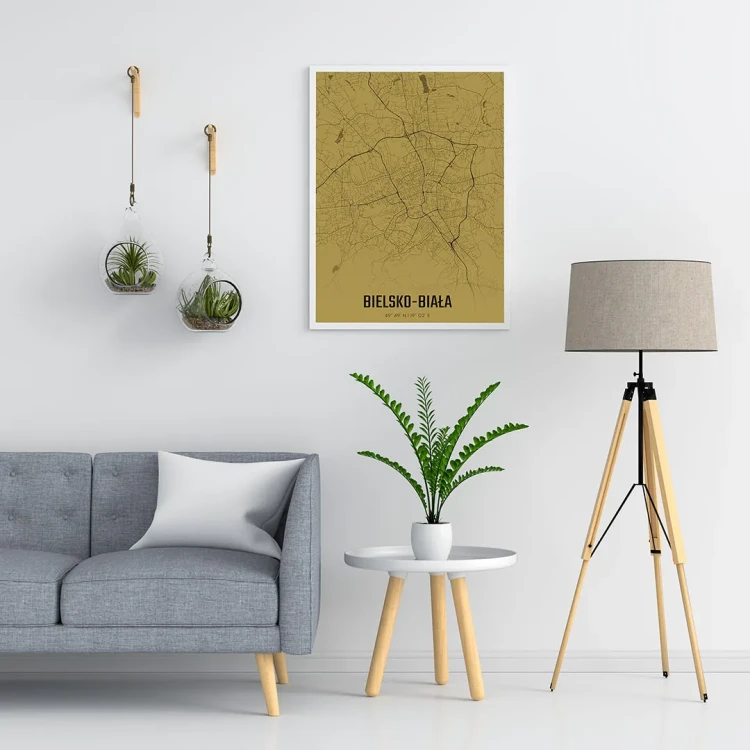 Plakat Bielsko Biała amber mockup