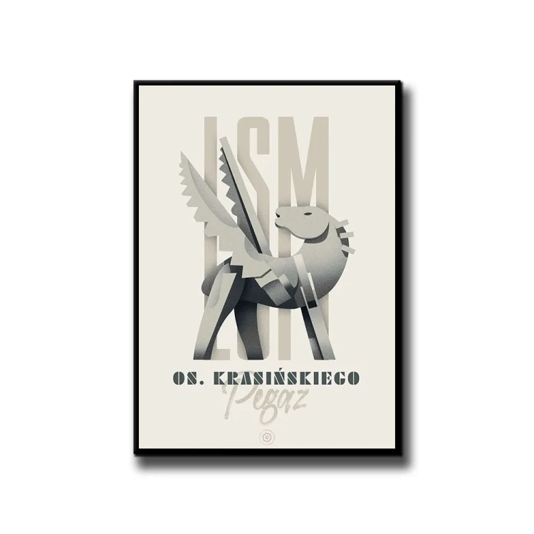 Plakat LSM Pegaz białe tło