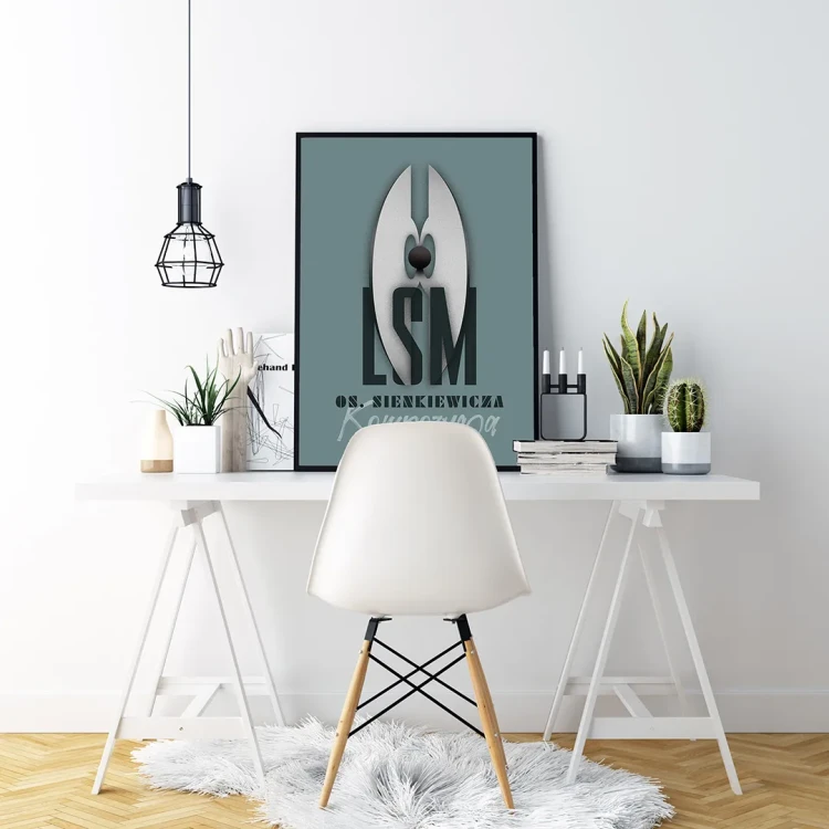 Plakat LSM Kompozycja mockup