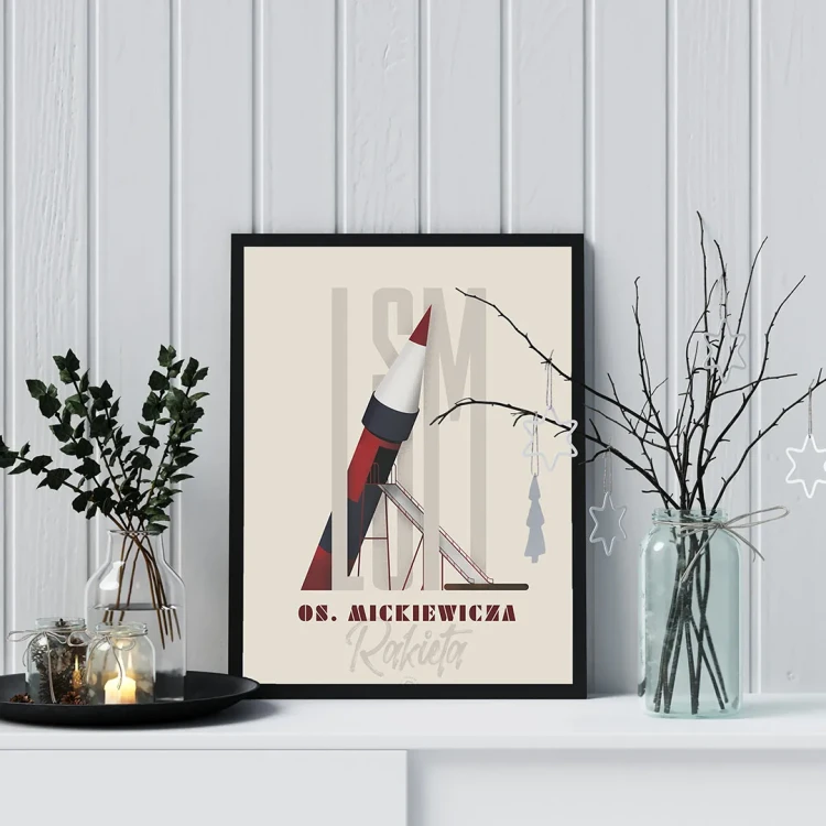 Plakat LSM Rakieta mockup