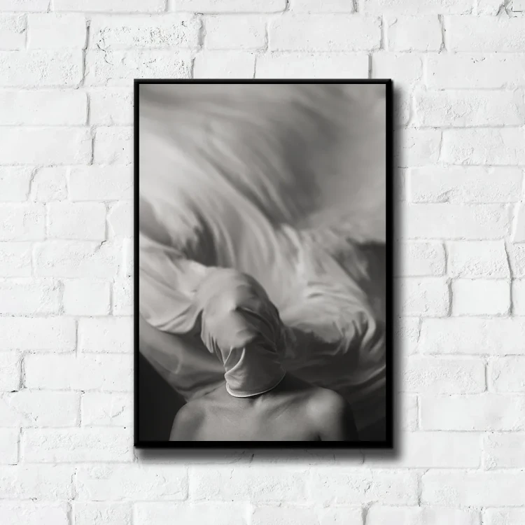 Plakat Dreamer tło ściana białe cegły