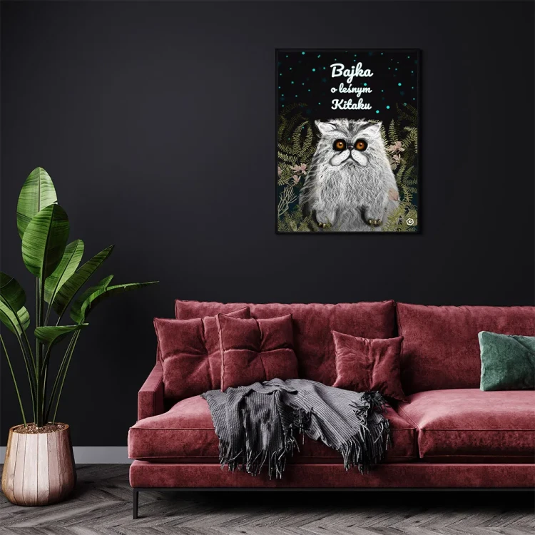 Plakat Bajka o leśnym Kitaku mockup