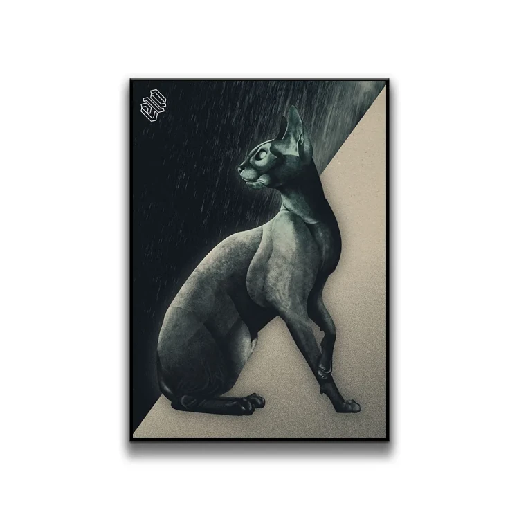 Plakat Sfinks białe tło