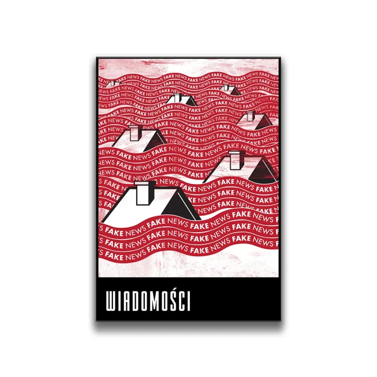 Plakat Wiadomości białe tło