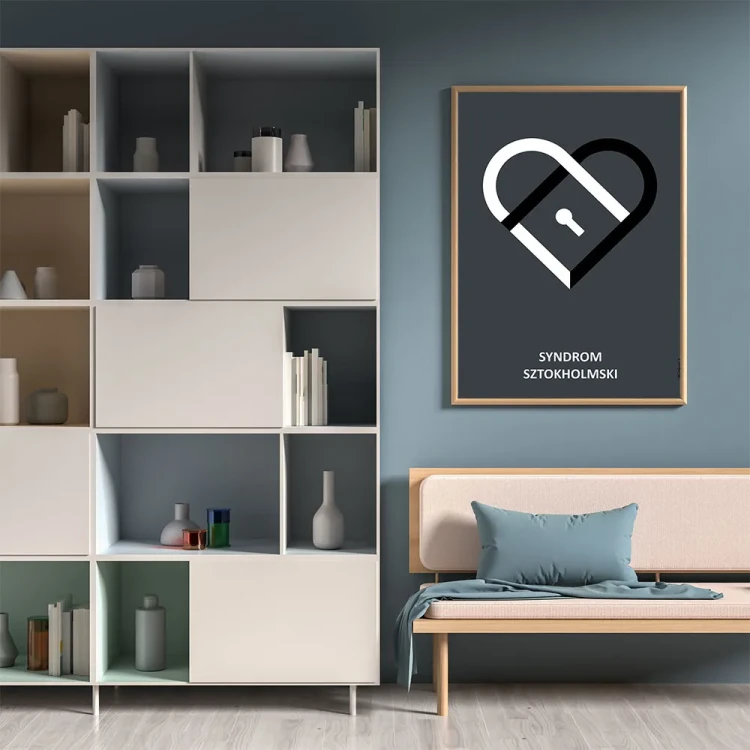 Plakat Syndrom Sztokholmski mockup