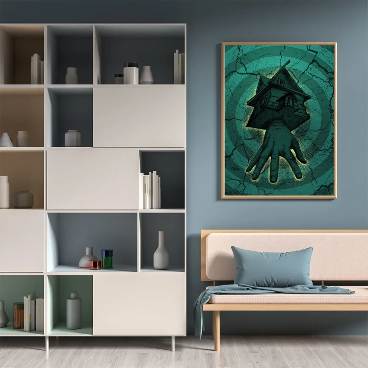 Plakat Domek Strachów mockup