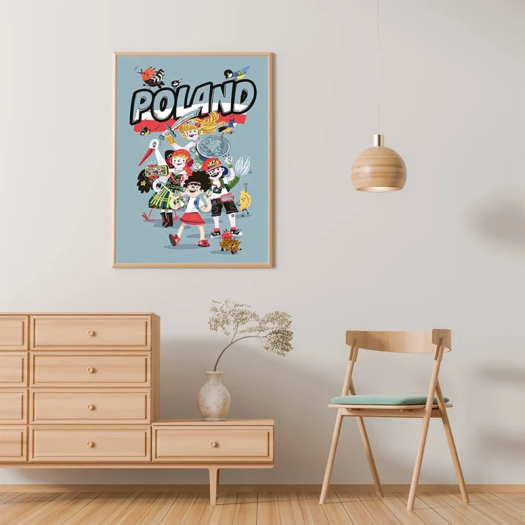 Plakat Poland mockup
