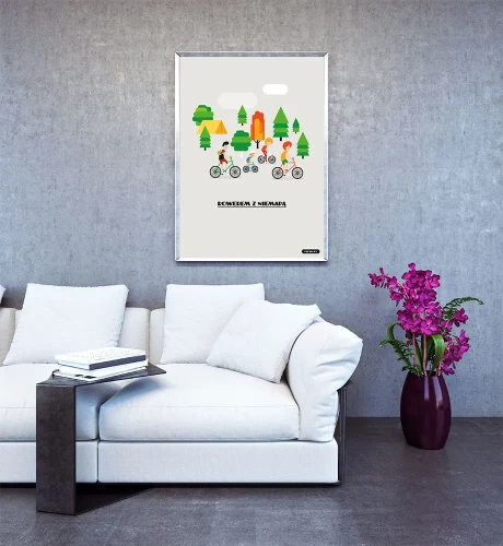 Plakat Rowerem z Niemapą mockup
