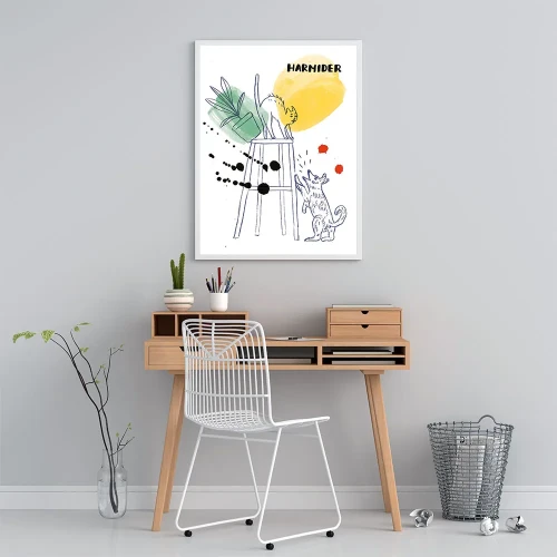 Plakat Harmider mockup