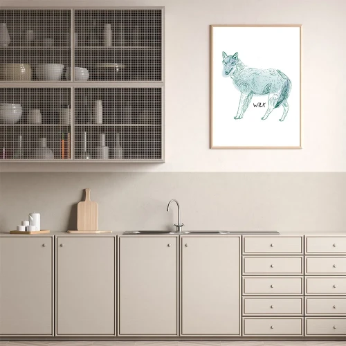 Plakat Wilk mockup