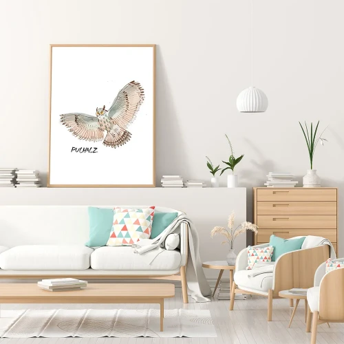 Plakat Puchacz mockup