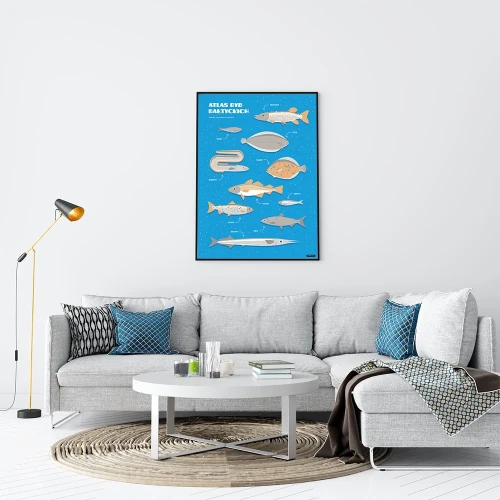 Plakat Atlas Ryb Bałtyckich mockup