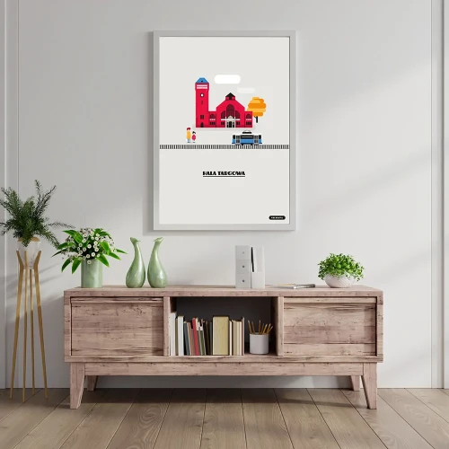 Plakat Hala Targowa mockup