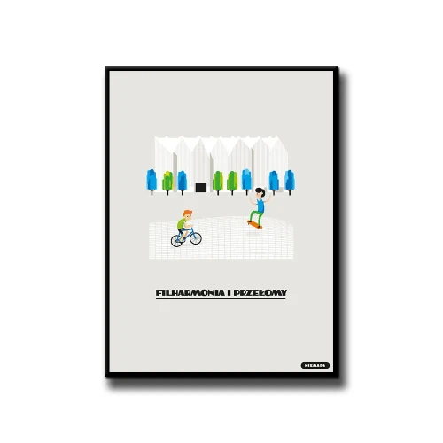 Plakat Filharmonia i Przełomy białe tło