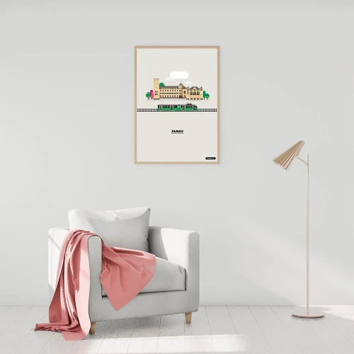 Plakat Zamek mockup
