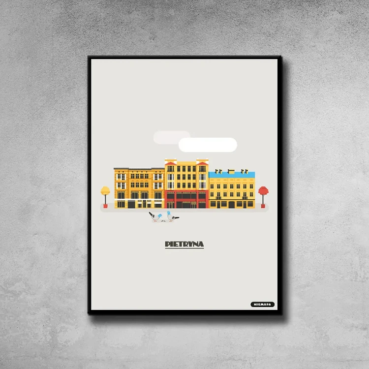 Plakat Pietryna tło ściana szary beton